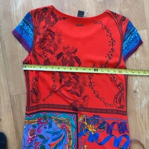 Desigual-Robe multicoloured doublée, vintage il paraît …motifs incroyables 🤩